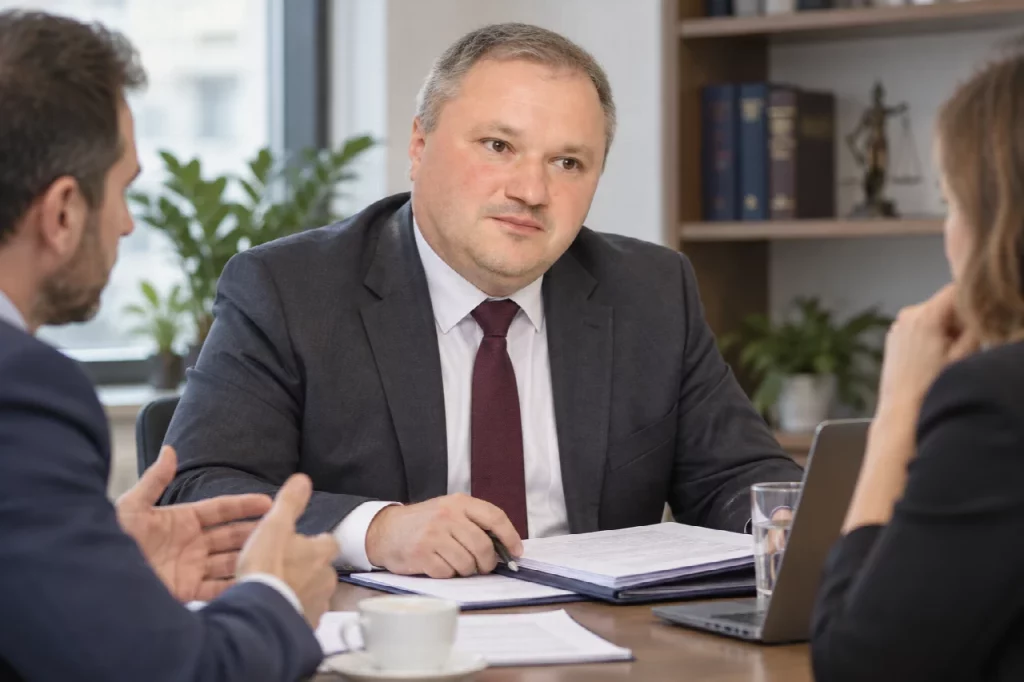 Lucian Purdea analizând un conflict între asociații unei firme